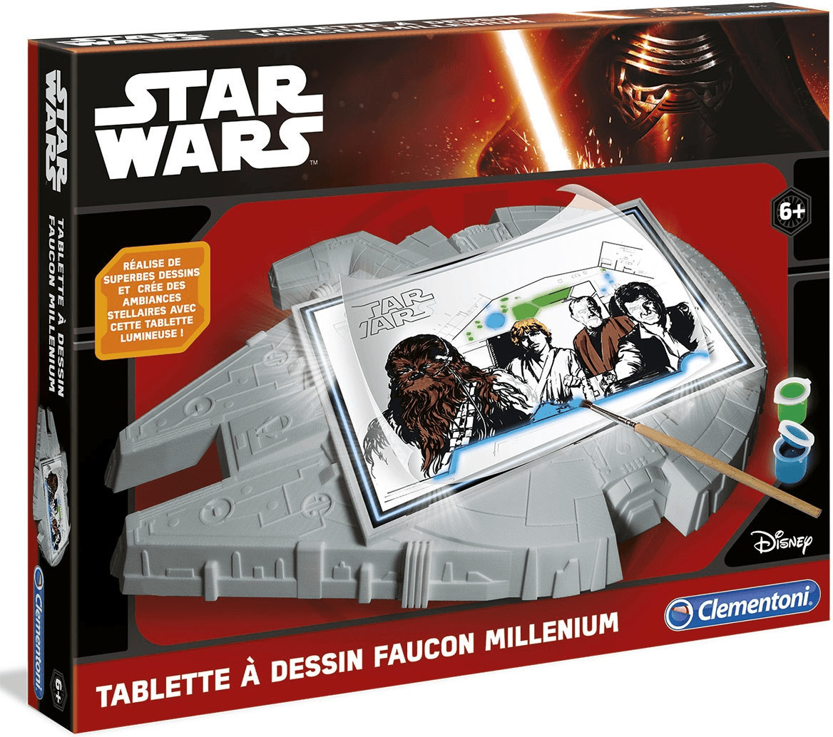 Clementoni Tablette à dessin faucon millenium