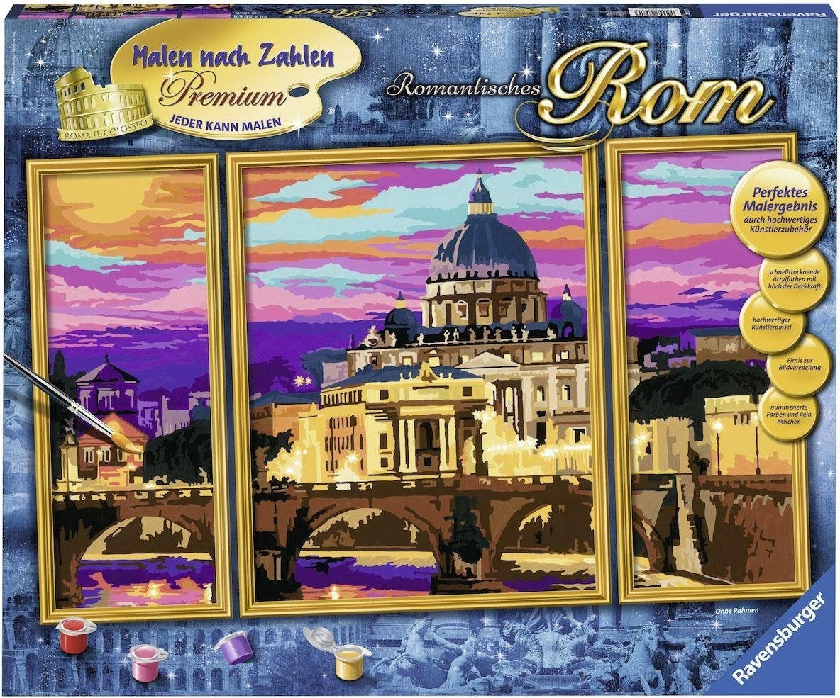 Ravensburger Malen nach Zahlen Premium Romantisches Rom