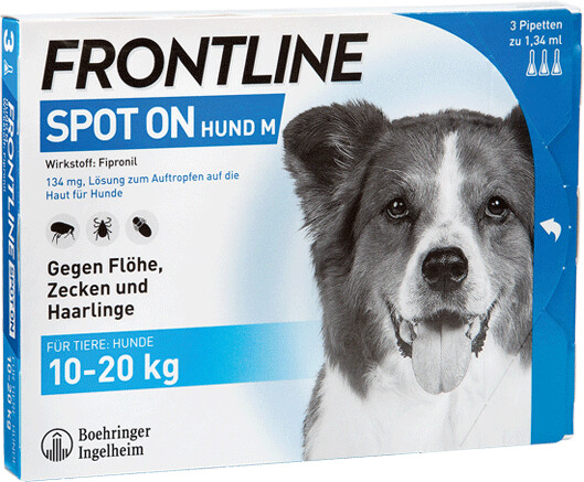 FRONTLINE COMBO LINE DOG CHIEN S 2-10 kg SPOT ON 3 PIPETTES - Anti