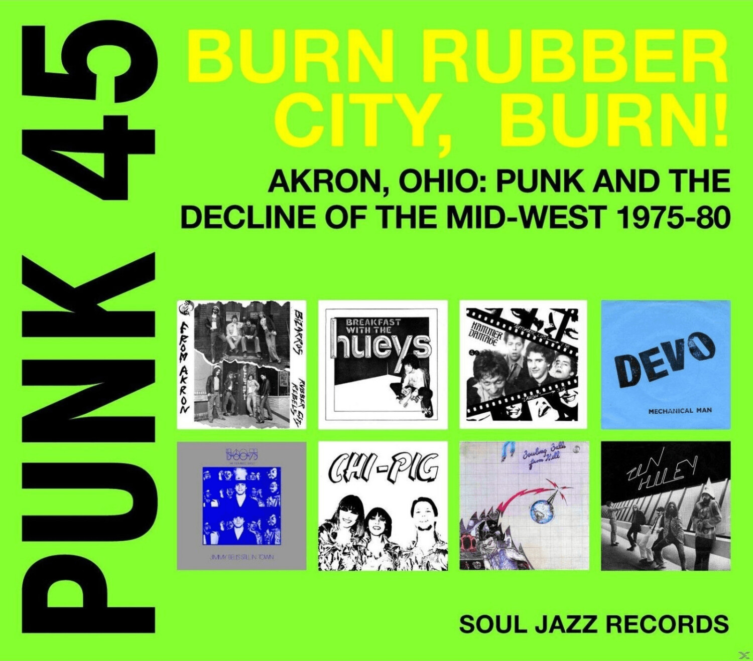 VARIOUS - Punk 45:Burn Rubber City, Burn! - (LP + Download)