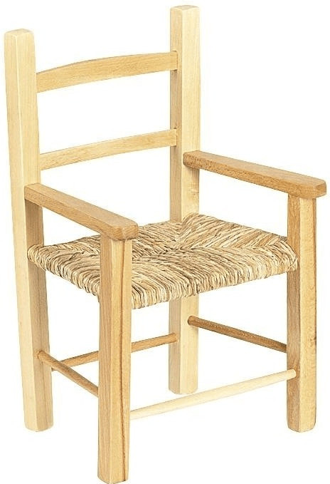 Aubry Gaspard Chaise enfant en hêtre naturel verni