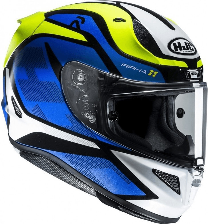 HJC RPHA 11 bleu/jaune