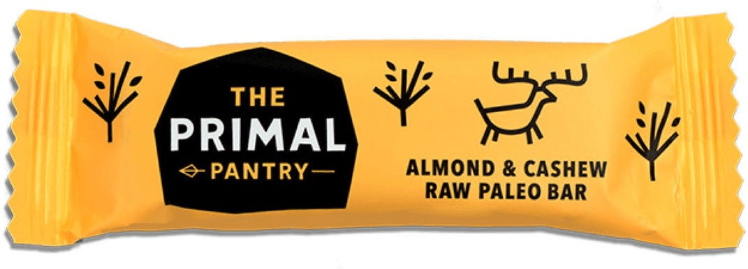 The Primal Pantry Raw Paleo Bar Almond & Cashew 18 x 45g