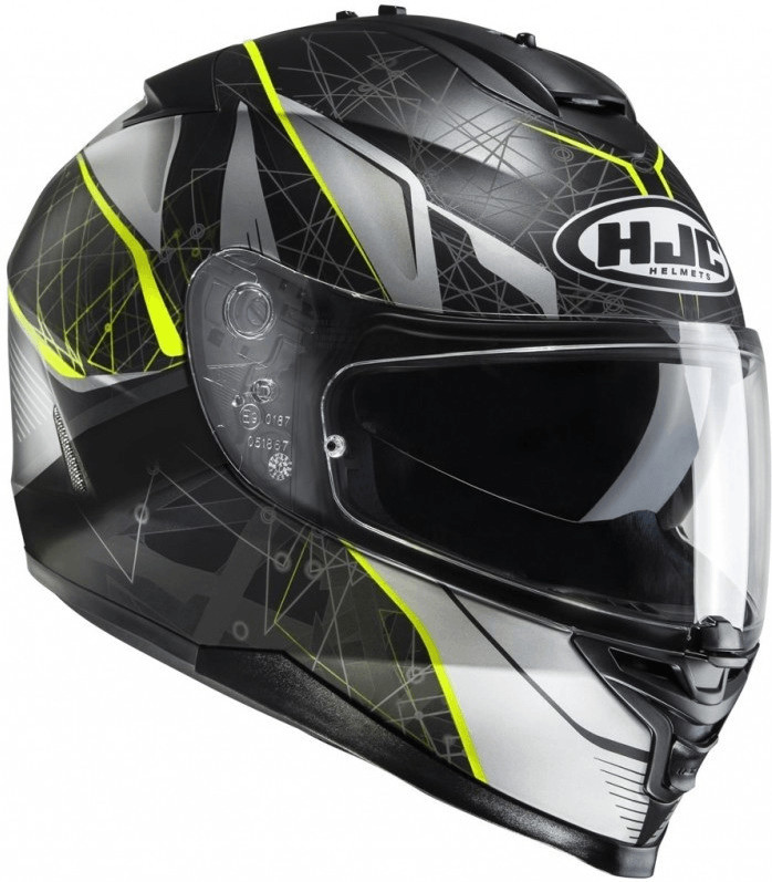 HJC IS-17 Daugava noir/jaune MC4HSF