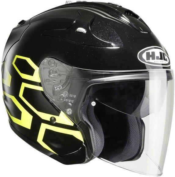 HJC FG-Jet Dukas noir/jaune MC4H