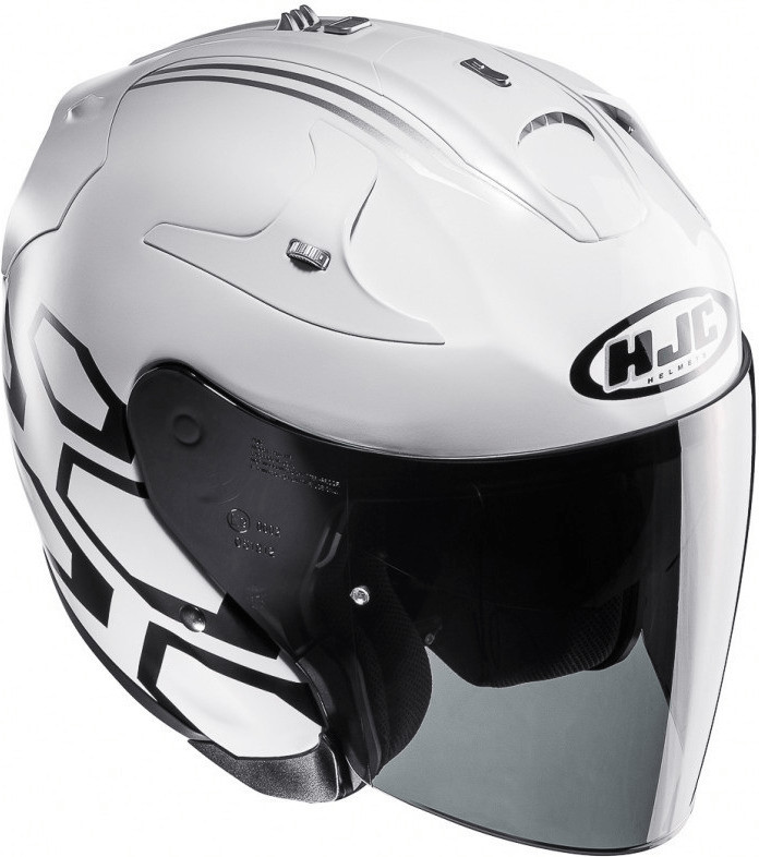 HJC FG-Jet Dukas blanc MC10