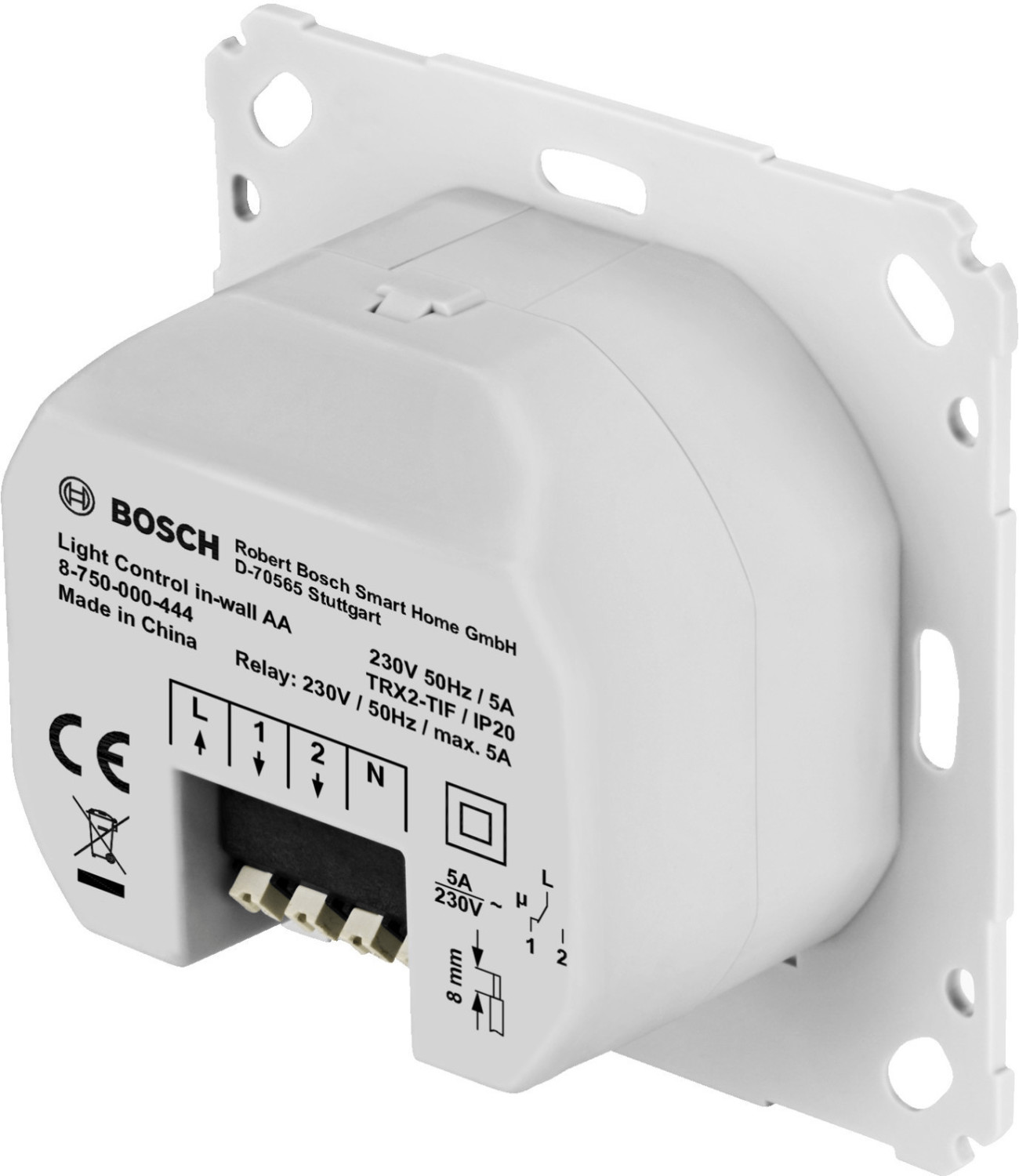 Bosch Lichtsteuerung 1-fach weiß (8750000396) ab 51,77 € (Februar 2024  Preise)