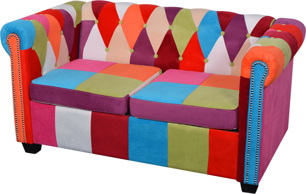 VidaXL Canapé 2 places Chesterfield