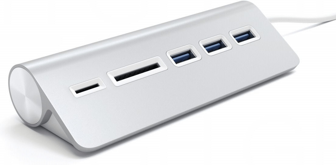Satechi 3 Port USB 3.0 Hub & Card reader (ST-3HCRS)