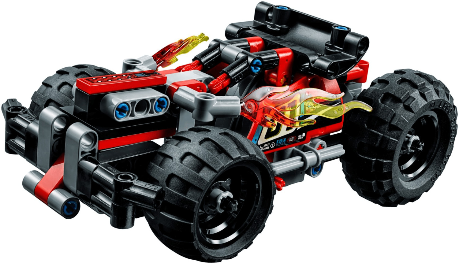 LEGO®-Technic TOUT FLAMME ! Jeu Garcon et Fille 7 Ans et Plus, Jeu de  Construction, 139 Pieces 42073