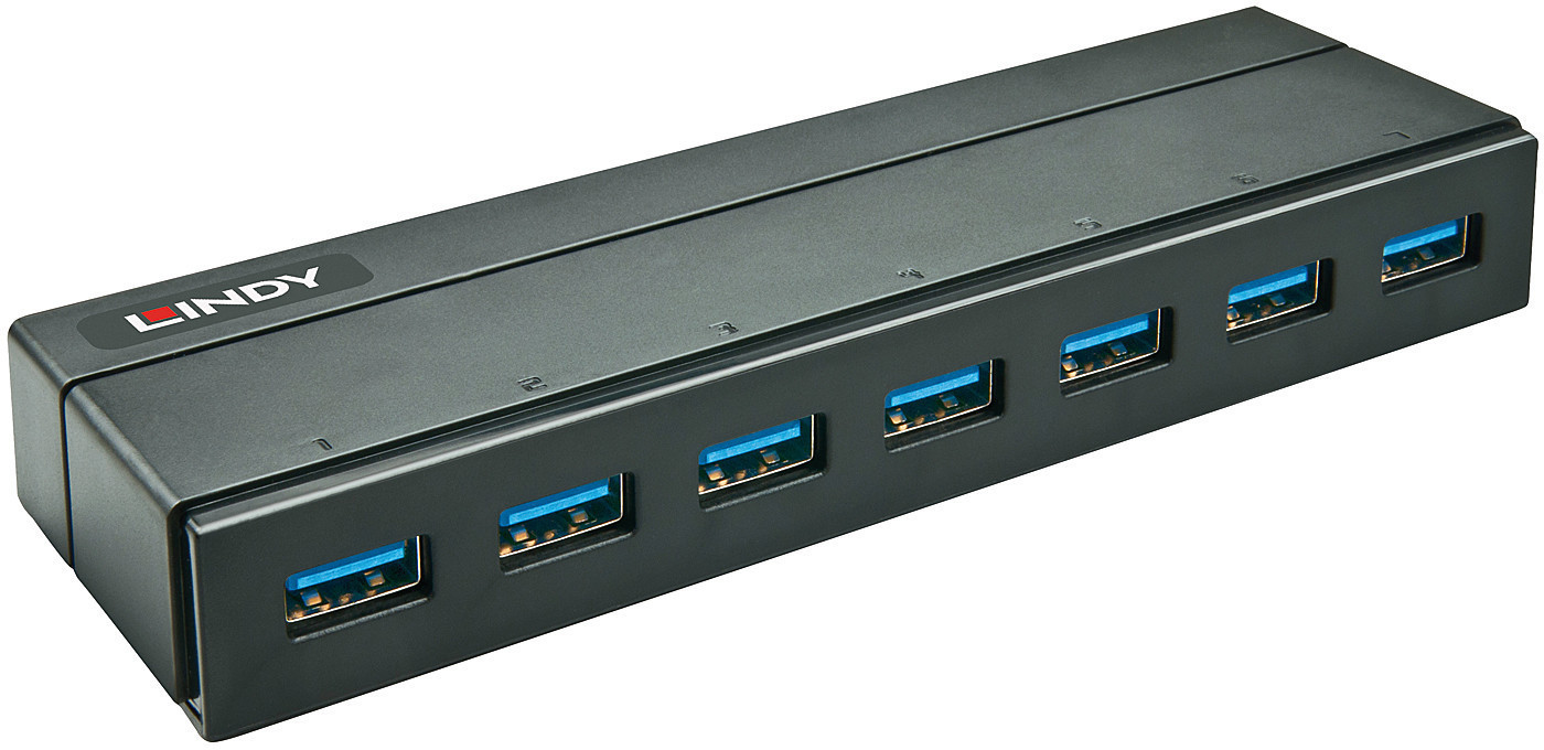 Lindy 43159 hub de interfaz USB 3.2 Gen 1 (3.1 Gen 1) Type-A 5000