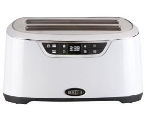 Boretti Toaster B30 au meilleur prix sur BORETTI B300 Grille Pain XL 2 Fentes : 4 toasts Noir