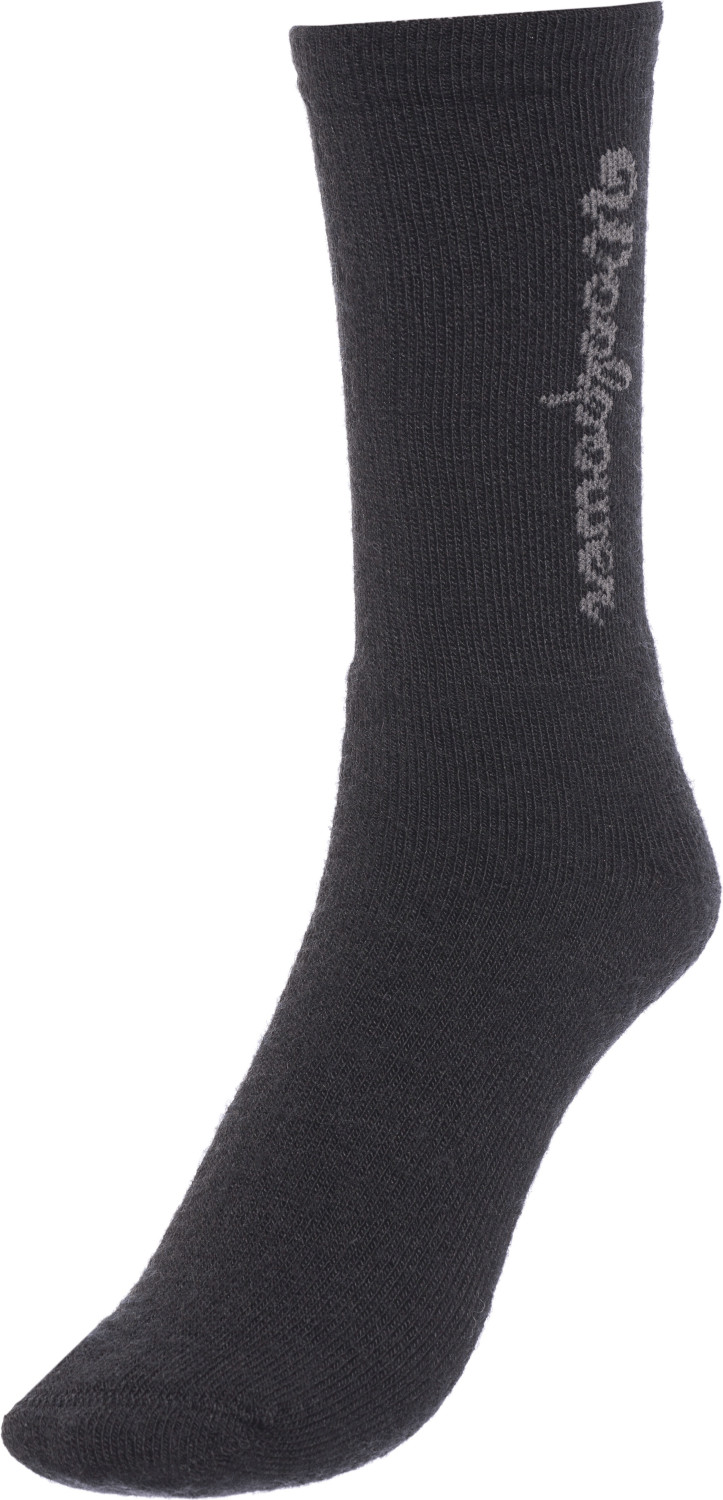 Woolpower Sport Socks 400 Logo Trekkingsocks black (8424-00)