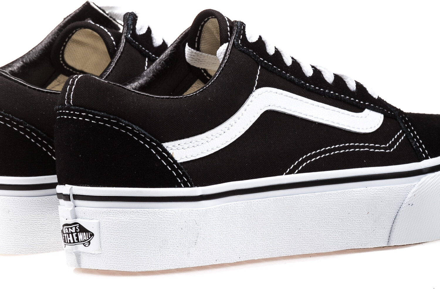 Black vans platform clearance