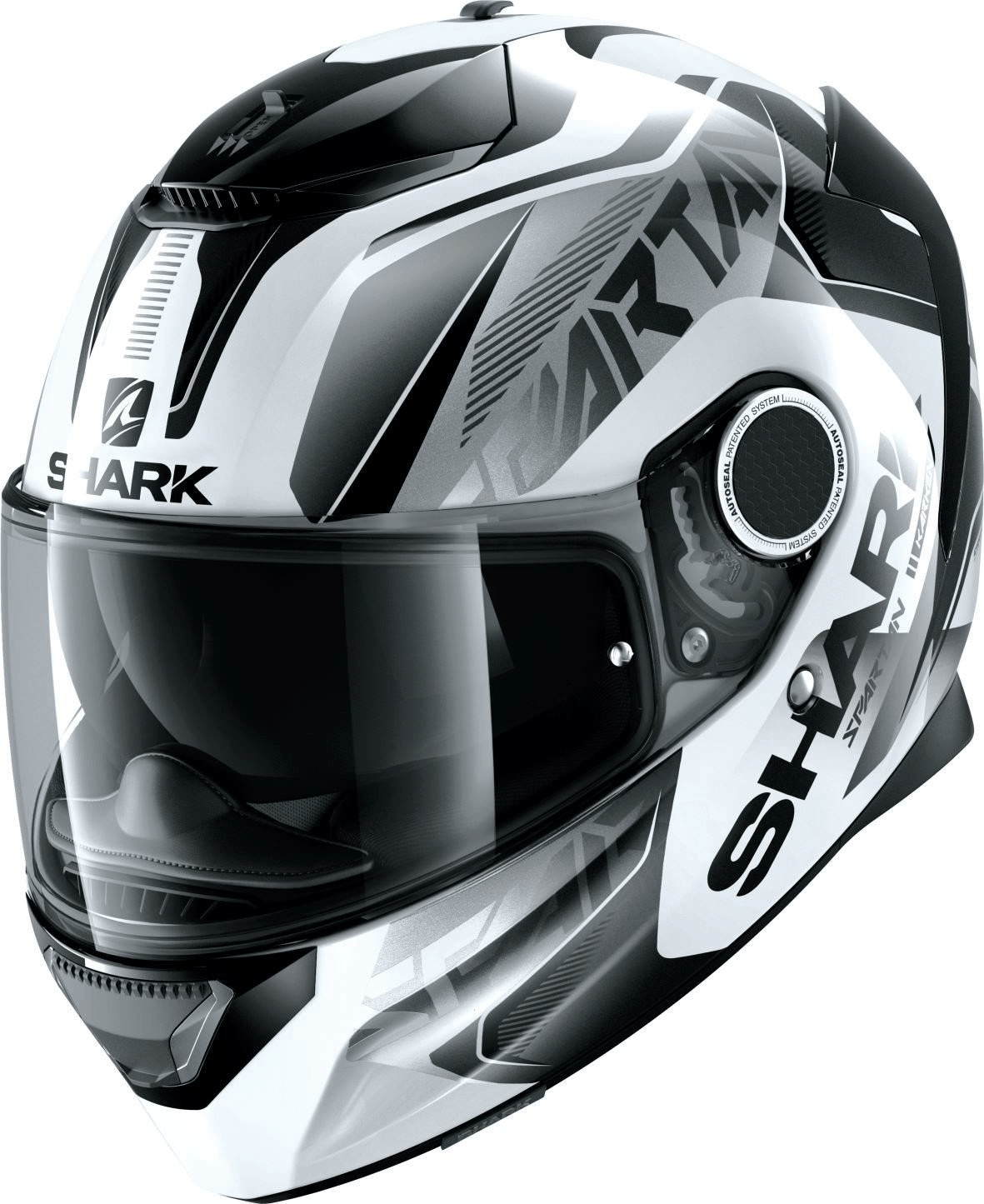 SHARK Spartan Karken noir/blanc