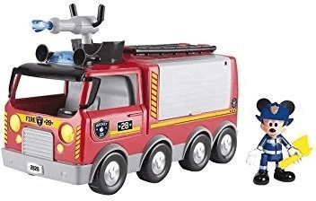 IMC Toys Camion de pompiers électronique de Mickey