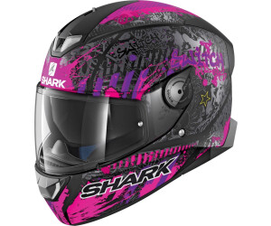 Casque moto intégral avec LED Shark SKWAL i3 BLANK SP MAT Noir