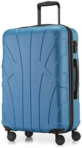 Suitline 4 Wheel Trolley 66 cm cyan blue (S24-8801M)
