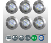 6ER Set LED Einbaustrahler Dimmbar | Preisvergleich bei | Alle Lampen
