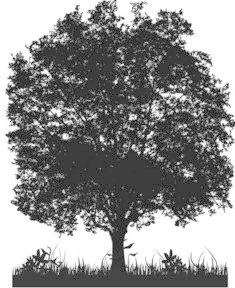 infactory Autocollant mural grand arbre