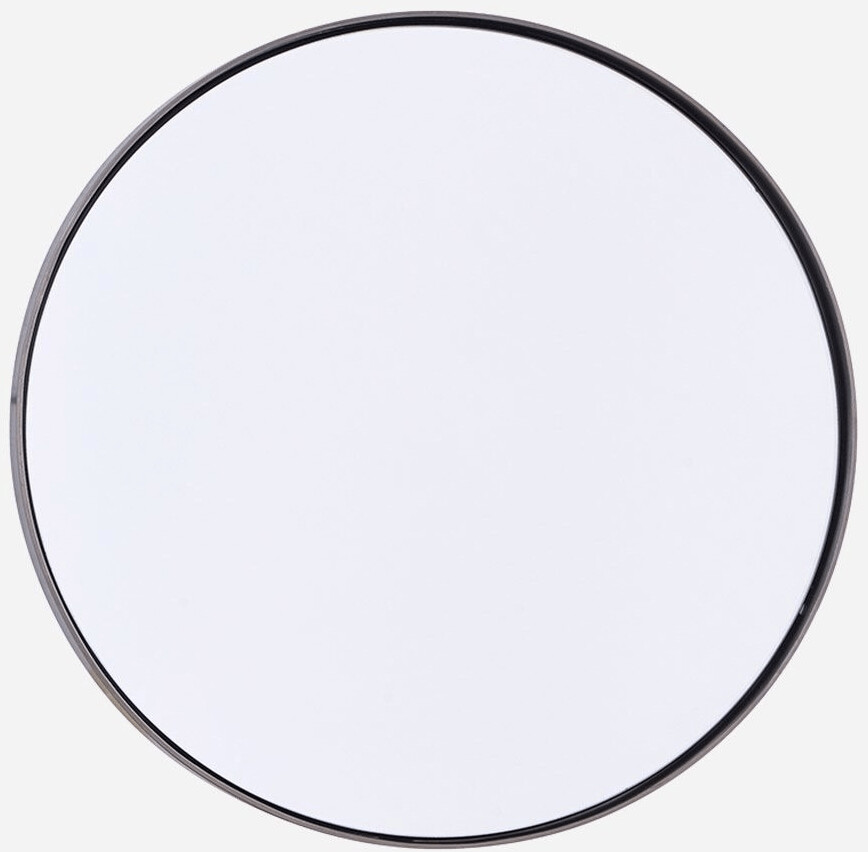 House Doctor Round Mirror Matte Black