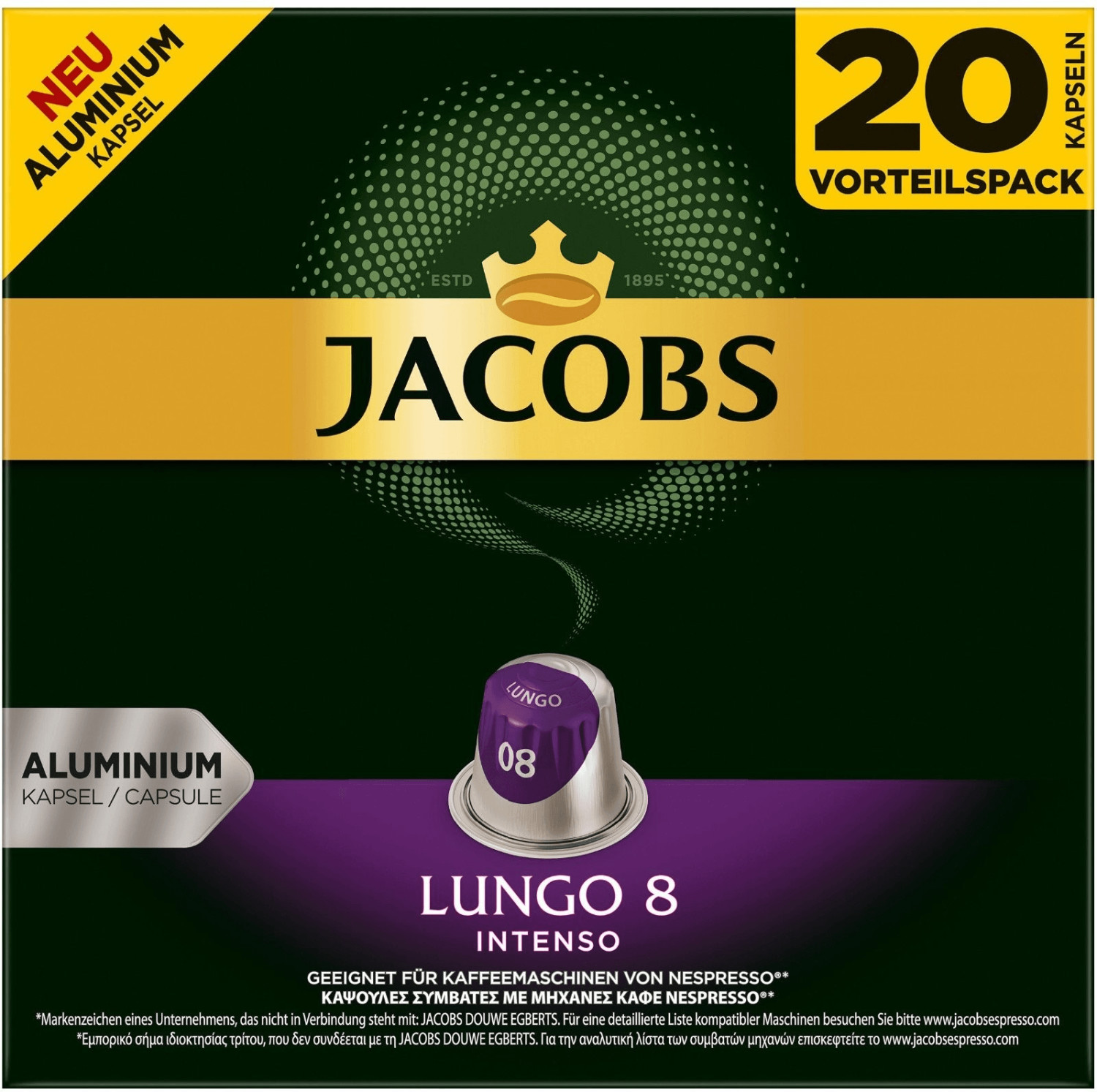 Jacobs Lungo 8 Intenso (x20)