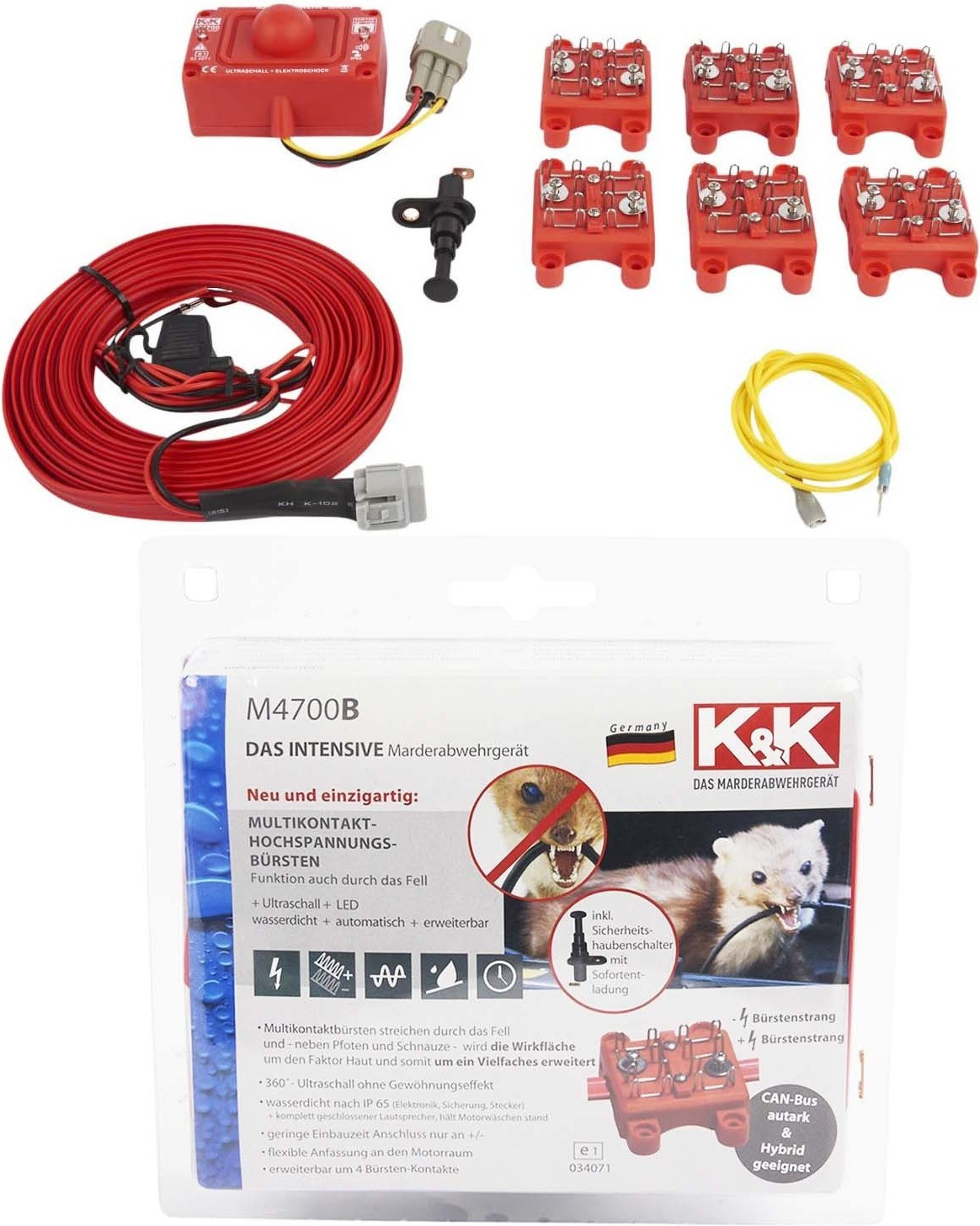 K2 K&K M4700 Marder Protection Set : : Automotive