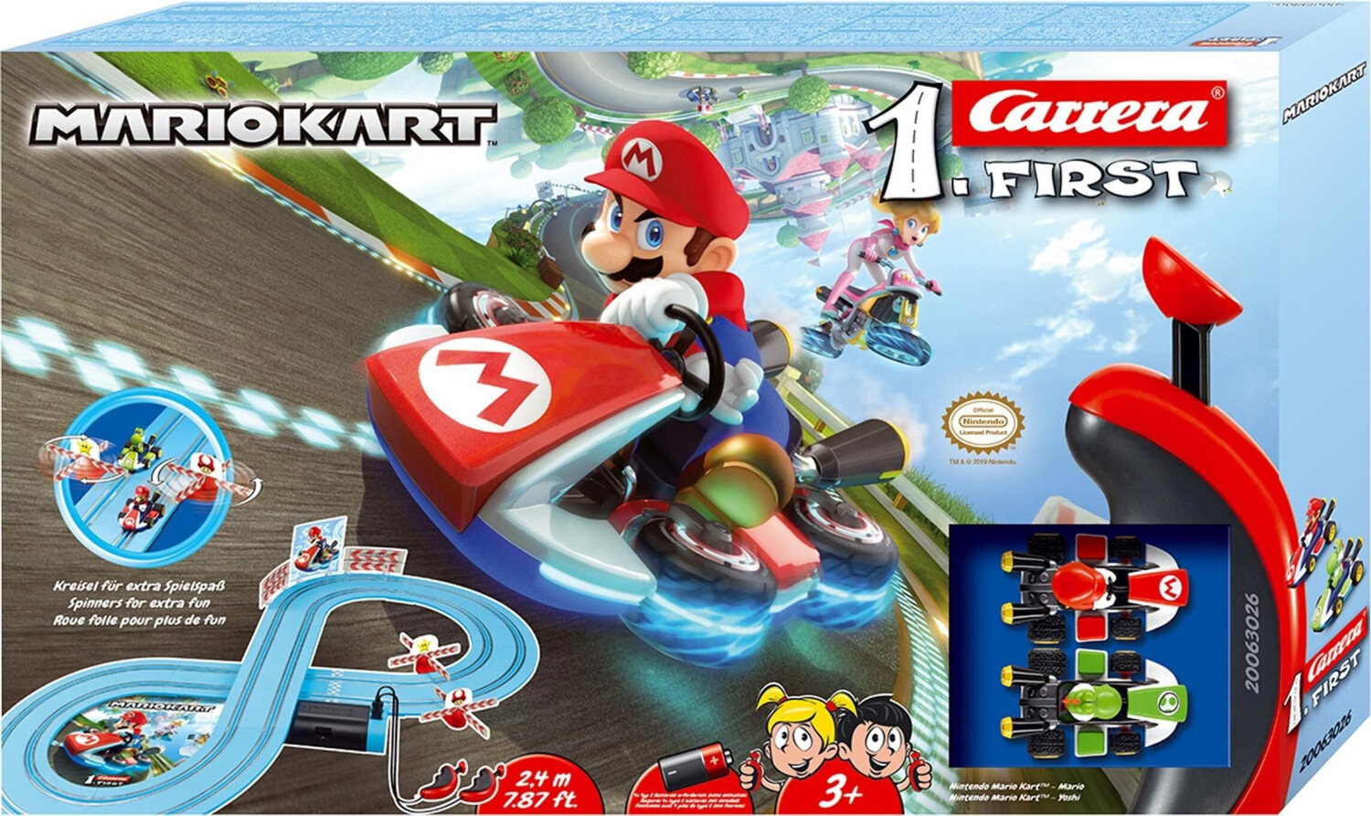 Circuit électrique Mario Kart P-Wing de Carrera GO!!! - Jouet de course  pour enfant de 6 ans et plus - Cdiscount Jeux - Jouets