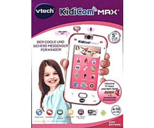 VTech – KidiCom Max Bleu – Smartphone pour enfant évolutif, ultra  résistant, sécurisé, avec appareil photo intégré Batterie – Version FR :  : Jeux et Jouets