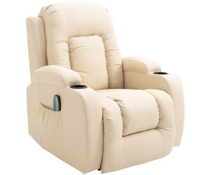 HomCom Relaxsessel mit Heizfunktion creme ab 329,00 € | Preisvergleich