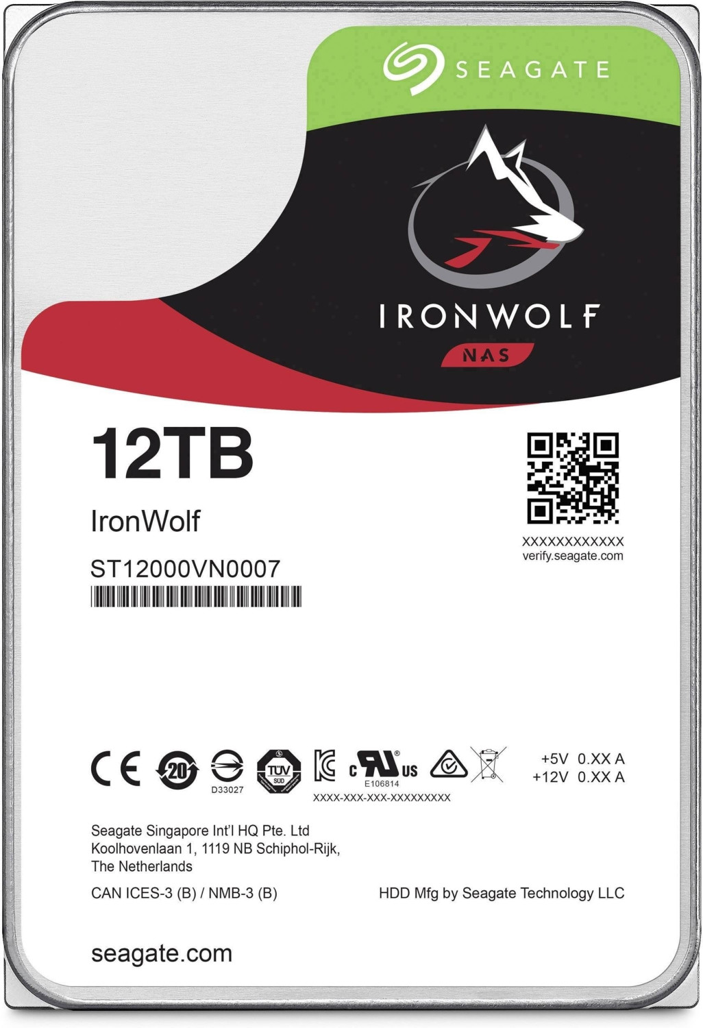 Seagate IronWolf Pro 12To (ST12000NE0007)
