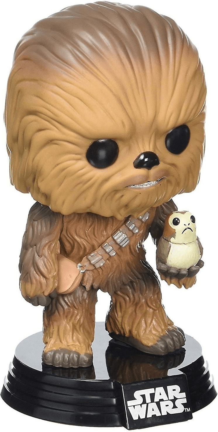 Funko POP! Star Wars épisode 8 - Chewbacca avec Porg