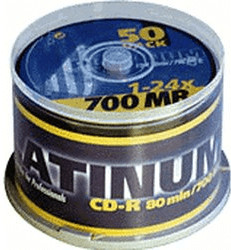 Bestmedia CD-R 700MO 80min 52x cake box de 50 pièces
