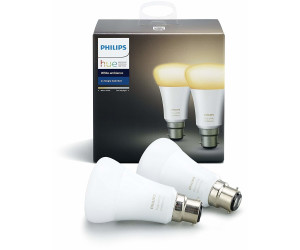 Pack de 2 ampoules LED Hue A60 B22 9 W - White and Colour Ambiance