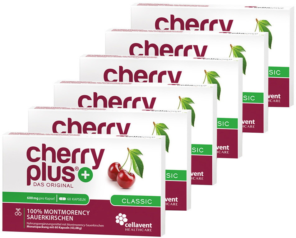 Cherry PLUS Kapseln – Pulver aus Montmorency-Sauerkirschen