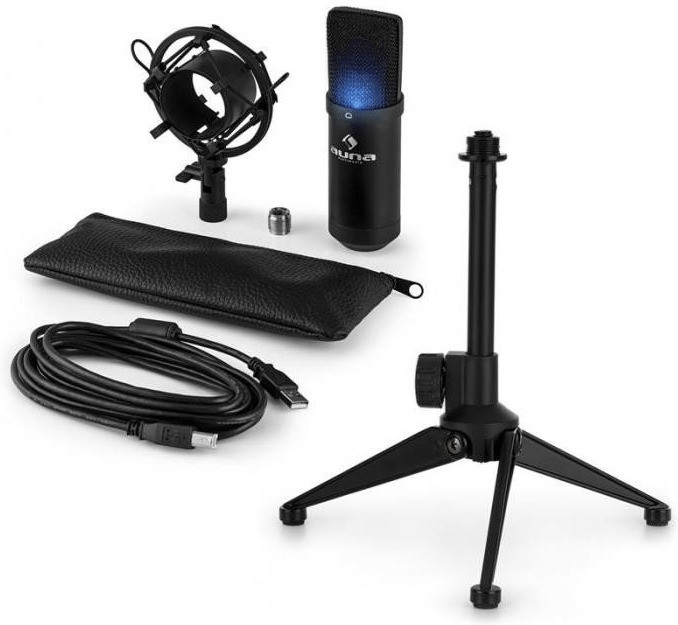 Auna MIC-900B-LED V1 Microphone-Set