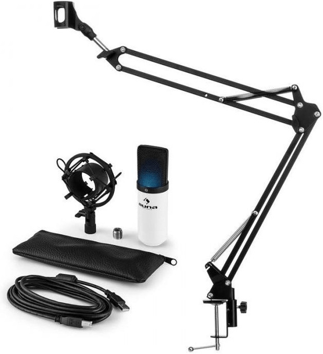 Auna MIC-900WH-LED V3 Microphone-Set