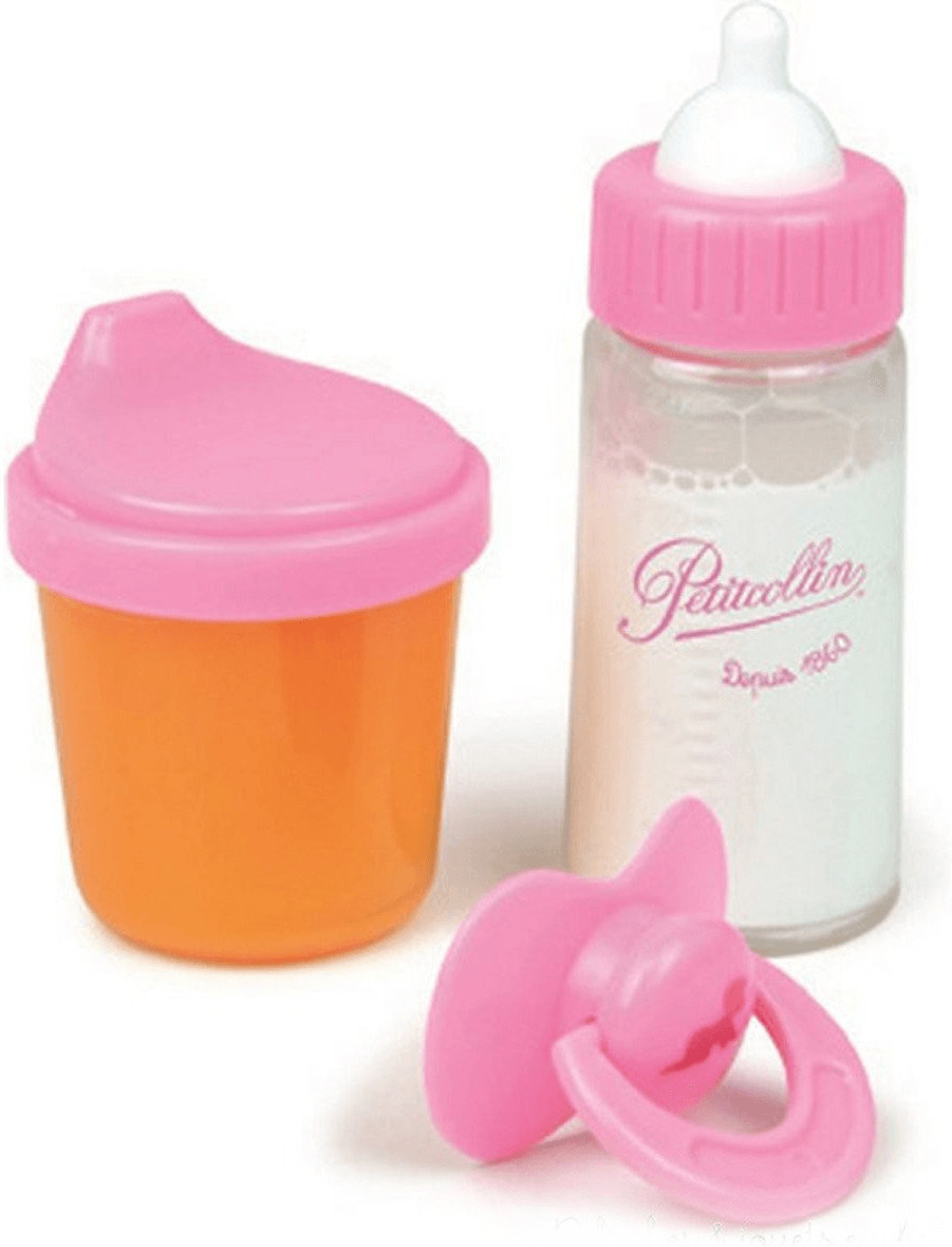 Petitcollin Set de 2 biberons magiques et sucette
