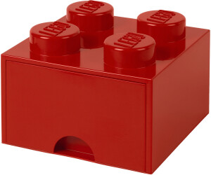 Tiroir en brique LEGO 4 boutons, 1 tiroir, boîte de rangement empilable,  4.7 l , Bleu - Achat & prix