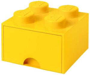 Tiroir en brique LEGO 4 boutons, 1 tiroir, boîte de rangement empilable,  4.7 l , Bleu - Achat & prix