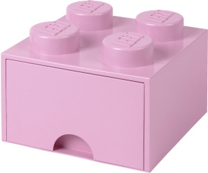LEGO Storage Brick Stein mit Schublade stapelbar Drawer 4 Rosa Pink