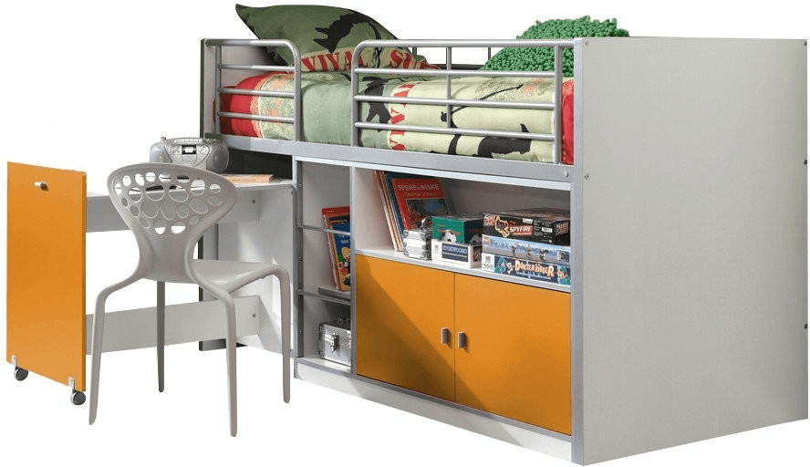 Vipack Lit combiné Bonny 91 orange