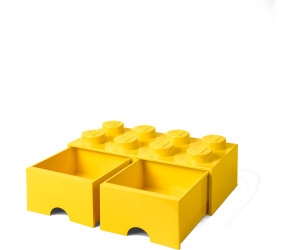 Room Copenhagen Contenitore Lego Storage Brick 8, giallo