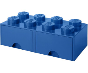 Kiste Box mit 8 Noppen, blau Steinebox Lego Aufbewarungsbox XXL 