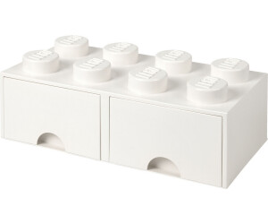 Soldes LEGO Brique de rangement 8 tenons 2 tiroirs 2024 au meilleur prix  sur