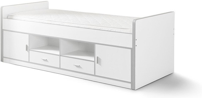 Vipack Lit capitaine Bonny blanc