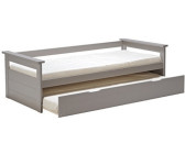 Lit Banquette Gigogne En Bois Massif 2x90x190cm Santa Cruz