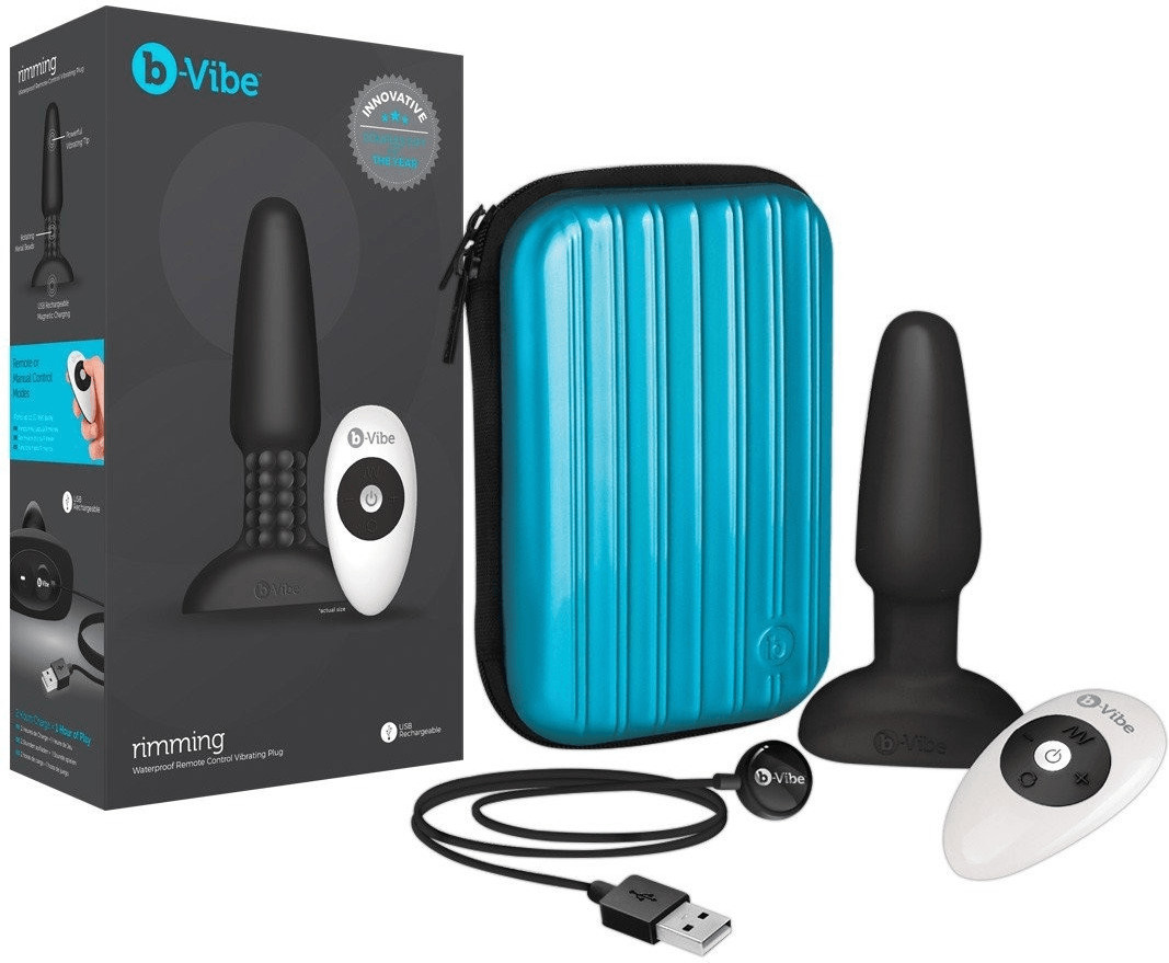 b-Vibe Rimming Plug noir