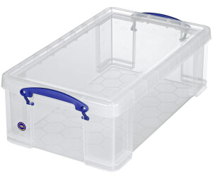 6 x Really Useful Box Aufbewahrungsbox/ Visitenkartenbox 0,3 Liter transparent 