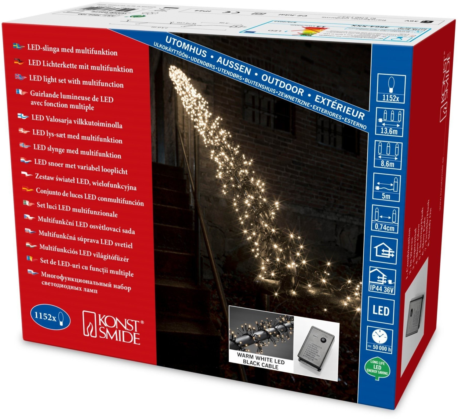 Konstsmide LED Büschelllichterkette 1152er (3864-100) € bei 87,95 | ab Preisvergleich